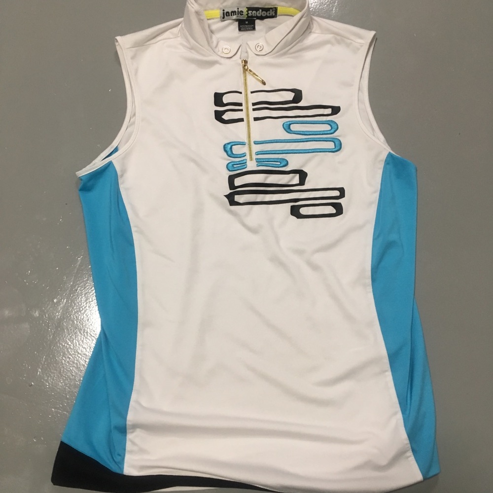Jamie Sadock sleeveless golf shirt